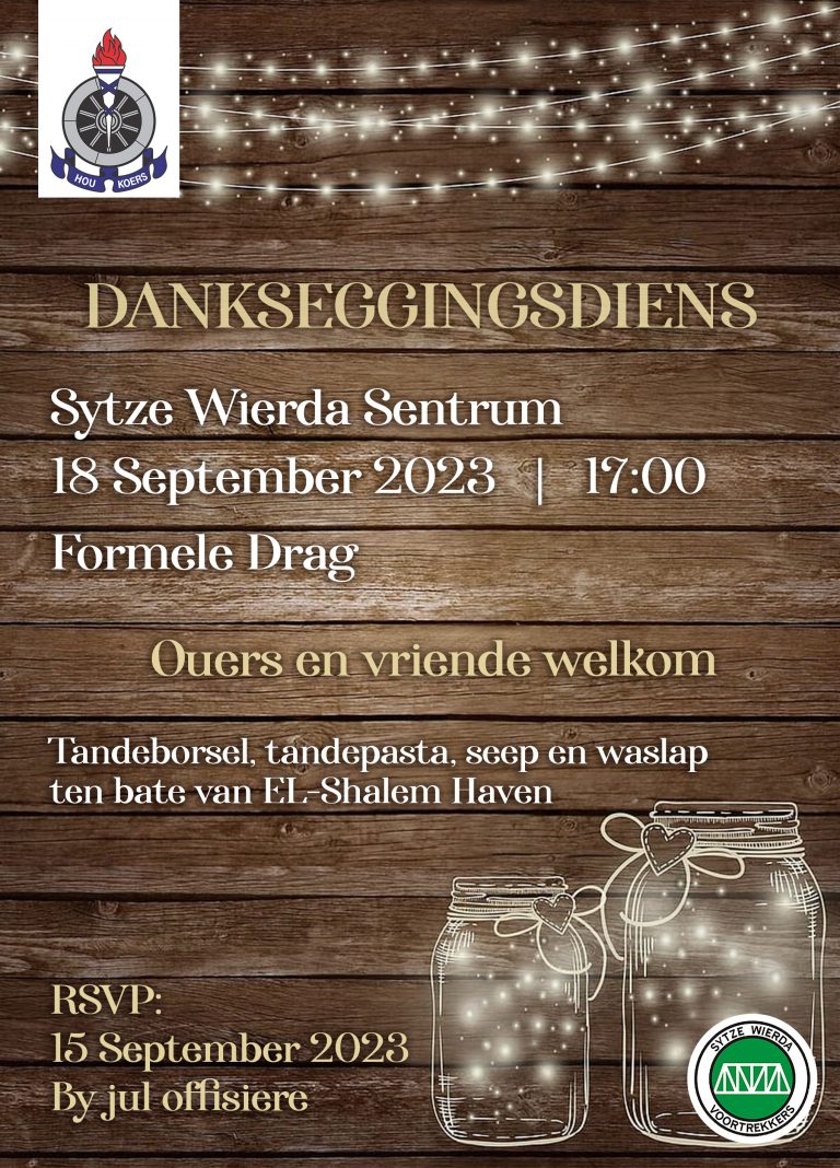 Dankseggingsdiens 2023